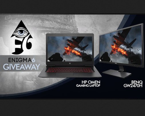 HP OMEN Gaming Laptop and BenQ Monitor