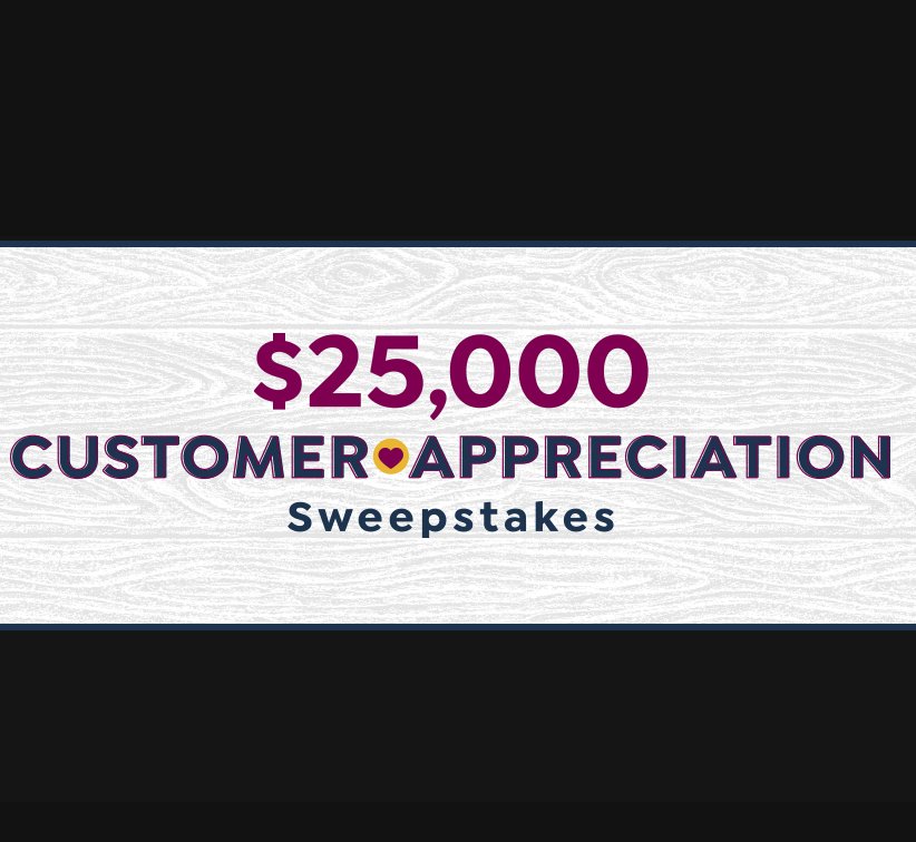 HSN $25,000 Customer Appreciation Sweepstakes