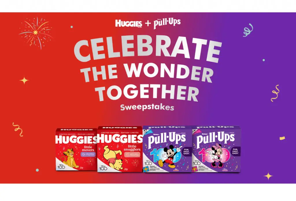 HUGGIES + PULL-UPS Celebrate the Wonder Together Sweepstakes - Win A Trip For 4  To Disney Live On Tour & More