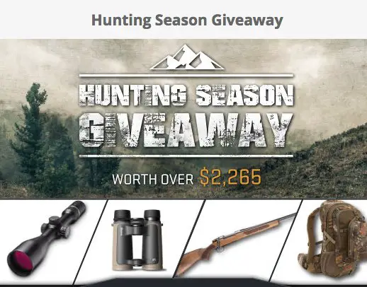 Hunting Season Giveaway Sweepstakes