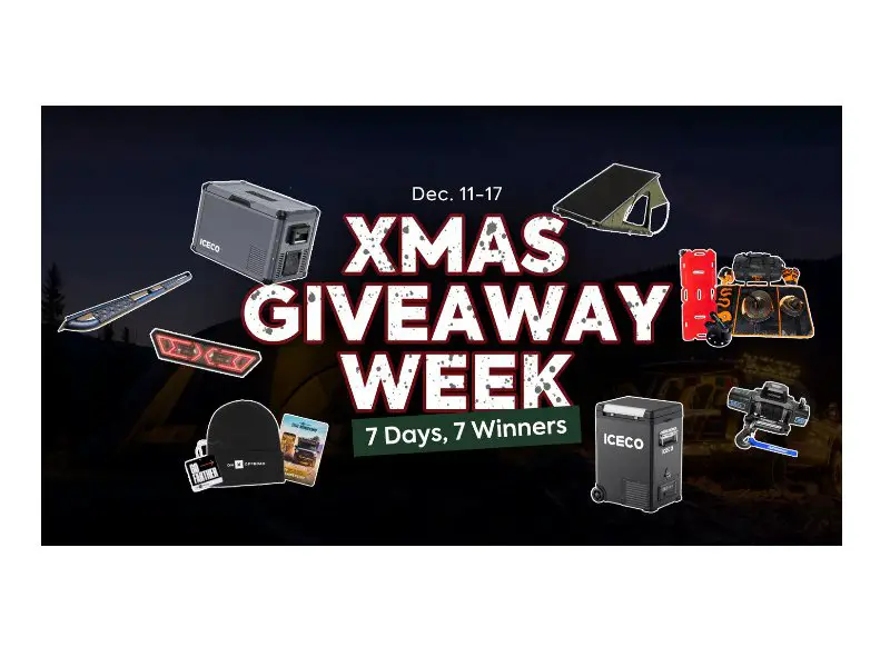 ICECO 2025 Xmas Giveaway - Win An ICECO Portable Fridge & More