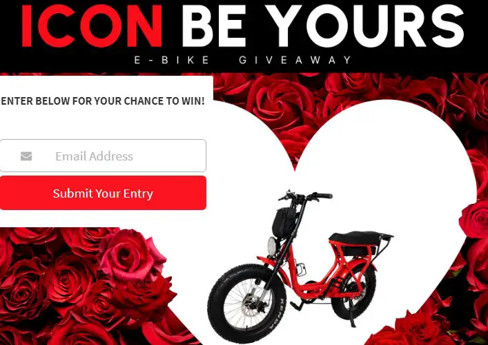 ICON Electric Vehicle's ICONIC Ebike Giveaway - Win The Latest ICONIC EBike