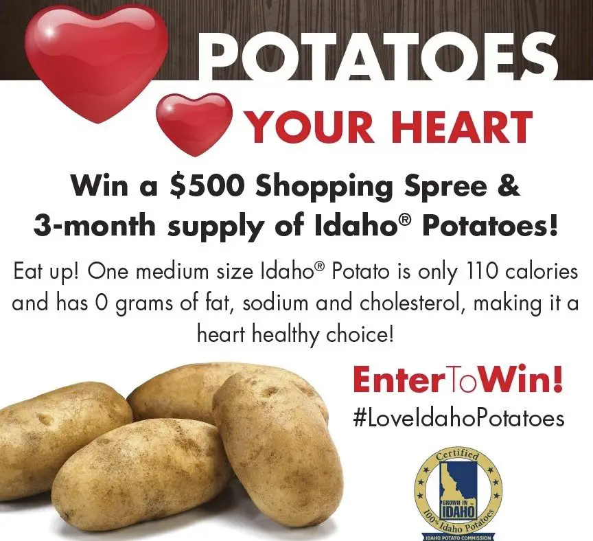 Idaho Postatoes Sweepstakes
