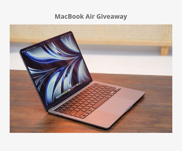iDrop News Giveaway - Win An Apple M2 MacBook Air