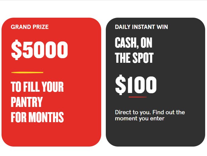 IGA Long Haul 100th Anniversary Grocery Giveaway – Win $5,000 Cash or $100 VISA Gift Card