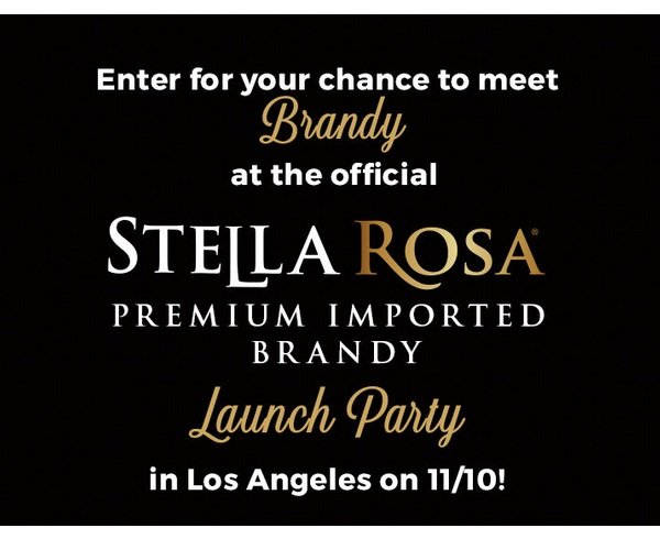 iHeart Radio Stella Rosa Meet Brandy Sweepstakes - Win a Meet and Greet with Brandy
