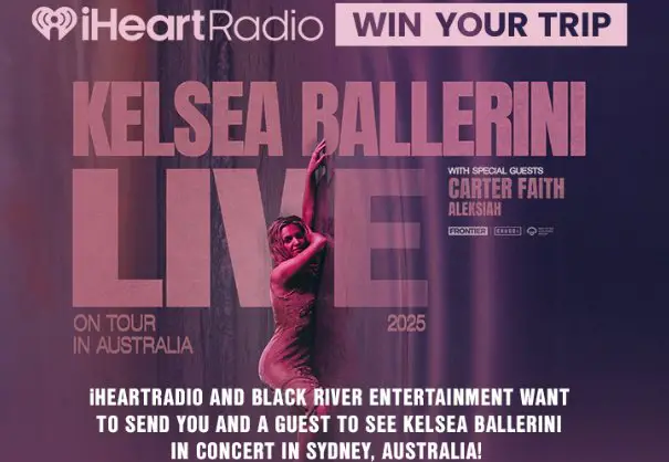 iHeartCountry Down Under with Kelsea Ballerini Sweepstakes - Win a Trip to Australia or $7,000 Cash