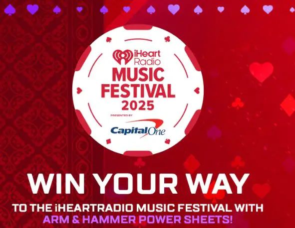 iHeartRadio Arm & Hammer Sweepstakes - Win a VIP trip to Las Vegas for the 2025 iHeartRadio Music Festival
