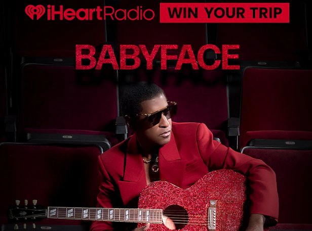 iHeartRadio Babyface Sweepstakes - Win a trip for 2 to Vegas to see Babyface live in concert