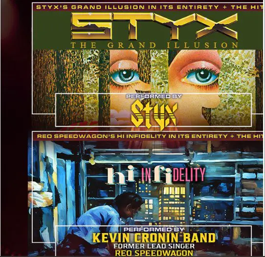 iHeartRadio Brotherhood Of Rock Tour Sweepstakes - Win A Trip For 2 To See Rock Band Styx Live In The US