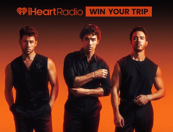 iHeartRadio Holiday with the Jonas Brothers Sweepstakes - Win a Trip for 2 to See The Jonas Brothers Live in Concert