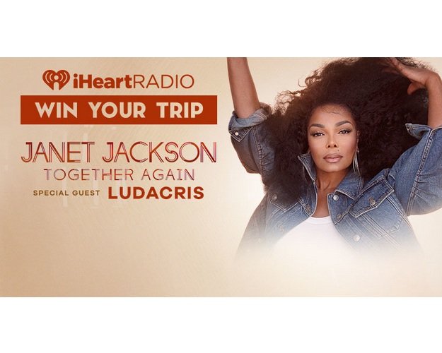 iHeartRadio Janet Jackson Together Again Tour Giveaway - Win A Trip For 2 To A Janet Jackson Concert Anywhere In The US