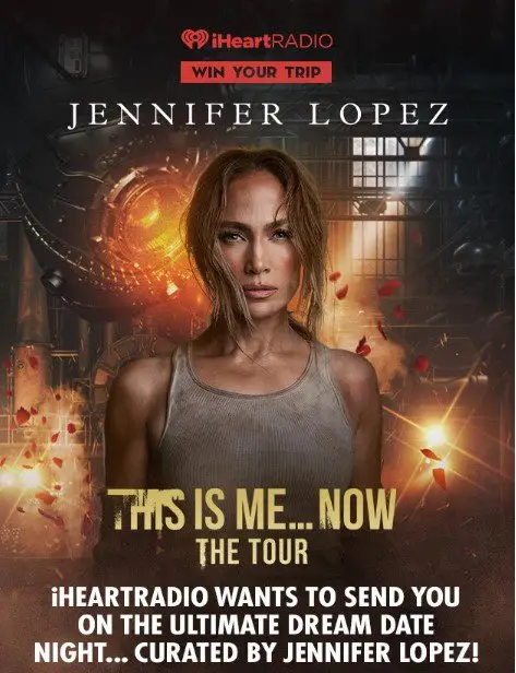 iHeartRadio Jennifer Lopez Dream Date Sweepstakes – Win A Trip For 2 To See JLo in Las Vegas