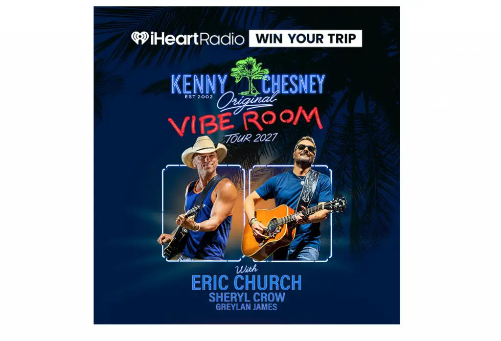 IHeartRadio Kenny Chesney’s Tampa Tour Kickoff Experience Sweepstakes - Win A Trip For Two To A Kenny Chesney Concert