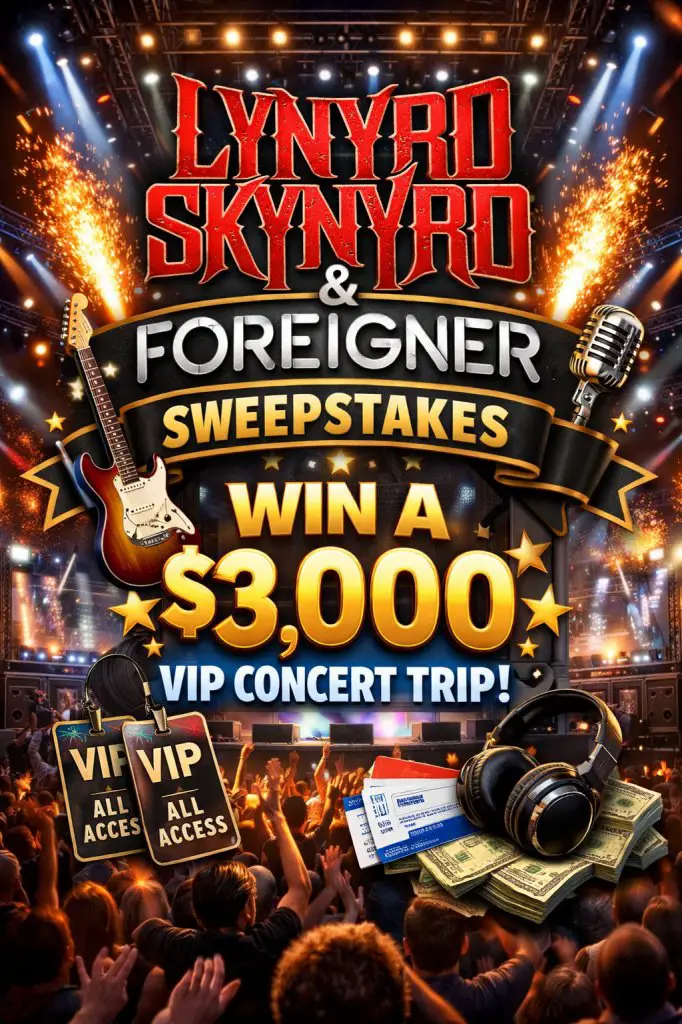 iHeartRadio Lynyrd Skynyrd & Foreigner Sweepstakes – Win A $3,000 VIP Concert Trip