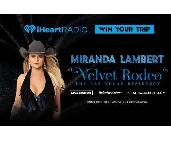 iHeartRadio Miranda Lambert Sweepstakes - Win Your Trip To See Miranda Lambert Live