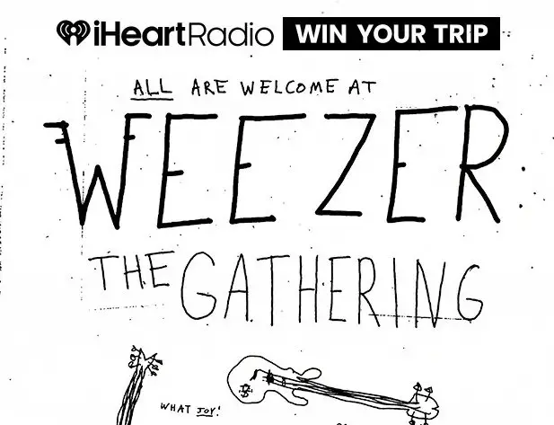 iHeartRadio “Rally with Weezer” Sweepstakes - Win a Trip for 2 to See Weezer Live in Concert