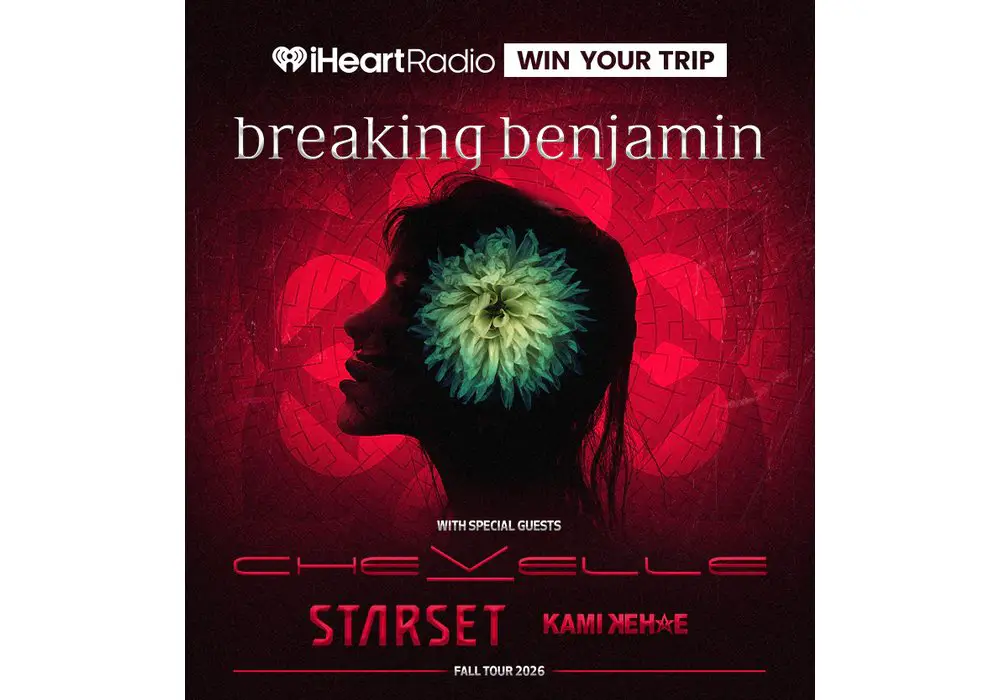 IHeartRadio Sweepstakes - Win A Trip To See Breaking Benjamin Live In Concert