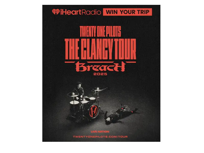 IHeartRadio Sweepstakes - Win Your Trip To See Twenty One Pilots Live In Concert