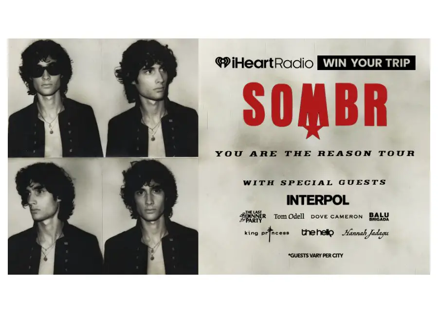 IHeartRadio The Sombr Insider Experience - Win A Trip For Two To See Sombr Live In Concert