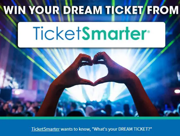 iHeartRadio TicketSmarter Sweepstakes - Win 2 Tickets To Any Concert/Event Of Your Choice In The US