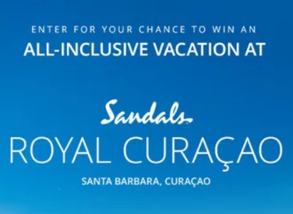 iHeartRadio Trip To Sandals Royal Curacao Sweepstakes – Win A $4,300 Luxury Vacation For 2 To Sandals Resorts (10 Winners)