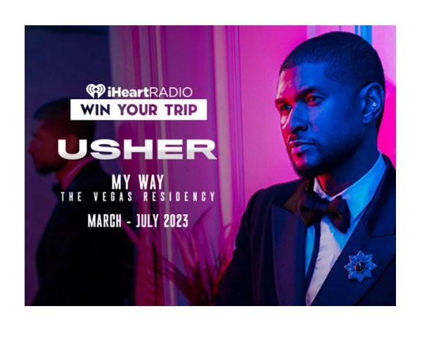iHeartRadio Usher's My Way Vegas Residency Giveaway - Win A Trip For 2 To Las Vegas