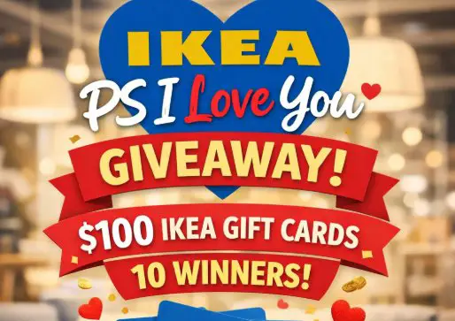 IKEA PS I love You Giveaway - $100 IKEA Gift Cards, 10 Winners