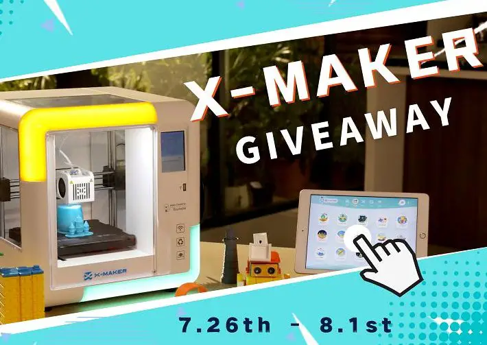 IME3D X-MAKER 3D Printer Giveaway - Win A 3D Printer