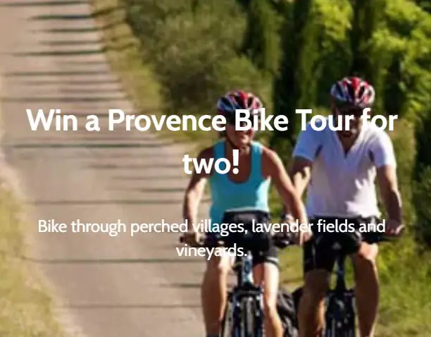 Indus Travels Provence Bike Tour For 2 Giveaway