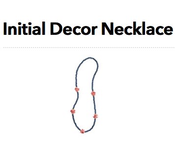 Initial Decor Necklace Giveaway