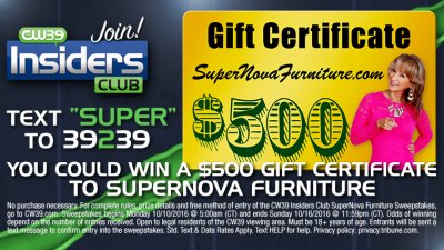 Insiders Club SuperNova Furniture Sweepstakes