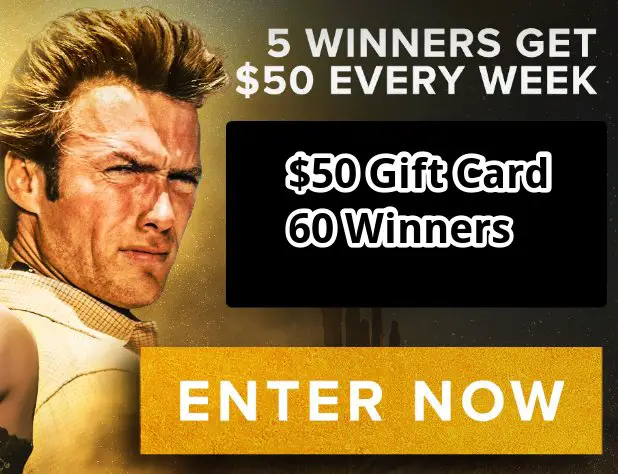 INSP.com  IN For The Win Sweepstakes - $50 VISA /AMEX/Mastercard Gift Card, 60 Winners