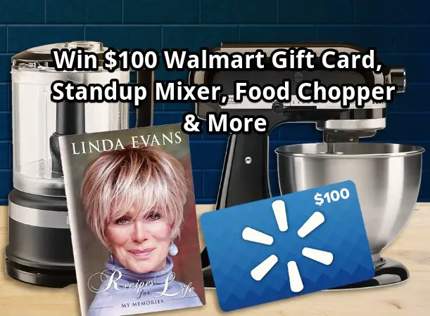 INSP Get Cookin Sweepstakes - Win $100 Walmart Gift Card, Standup Mixer, Food Chopper & More