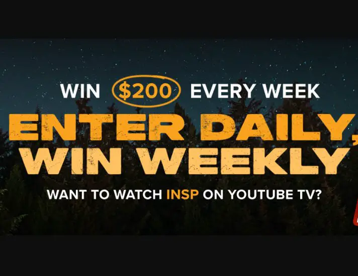 INSP Gold Rush Sweepstakes - Win a $200 VISA Gift Card
