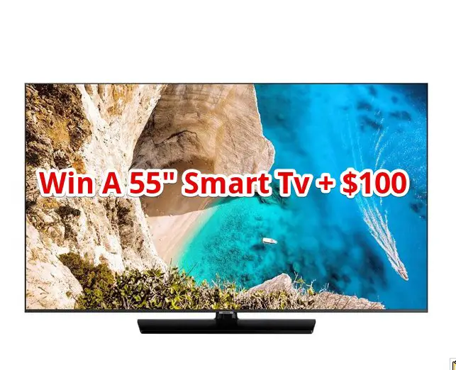 INSP New Year New Screen Sweepstakes - Win A 55" Smart Tv + $100 VISA Gift Card