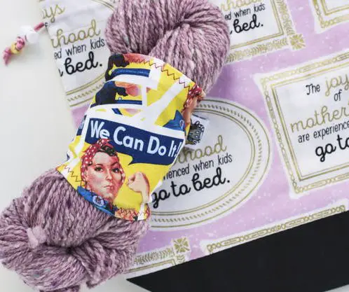 Inspirational Women's Project Bag and Yarn Sock Giveaway