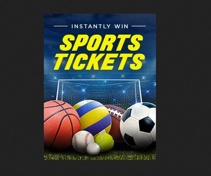 Instant Sports Tickets Sweepstakes