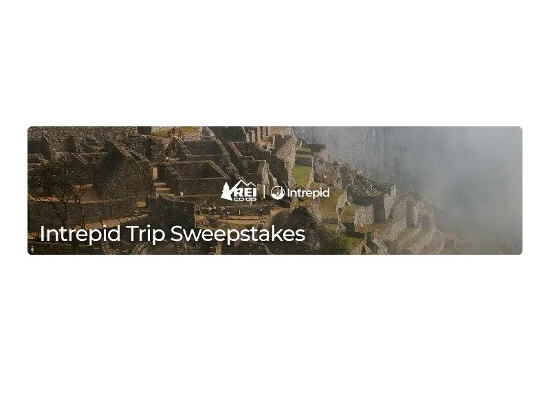 Intrepid Travel Intrepid Trip Sweepstakes - Win An Outdoor Adventure For Two