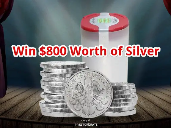 Investor Crate New Year Silver Bullion Giveaway - Win $800 Worth Of Silver
