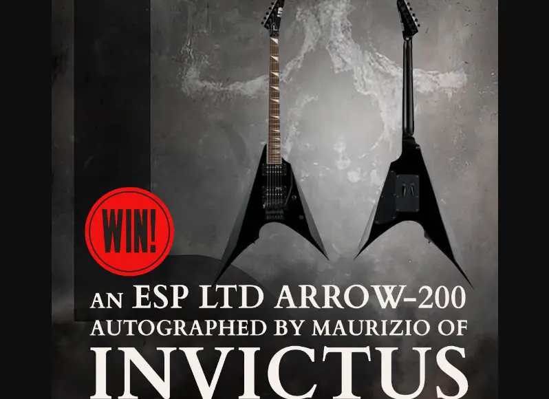 INVICTUS Autographed Guitar Giveaway - Win An ESP LTD ARROW-200 Guitar