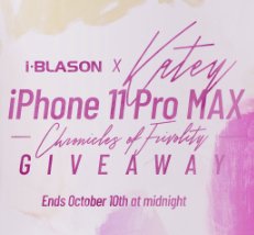 iPhone 11 Pro Max Giveaway