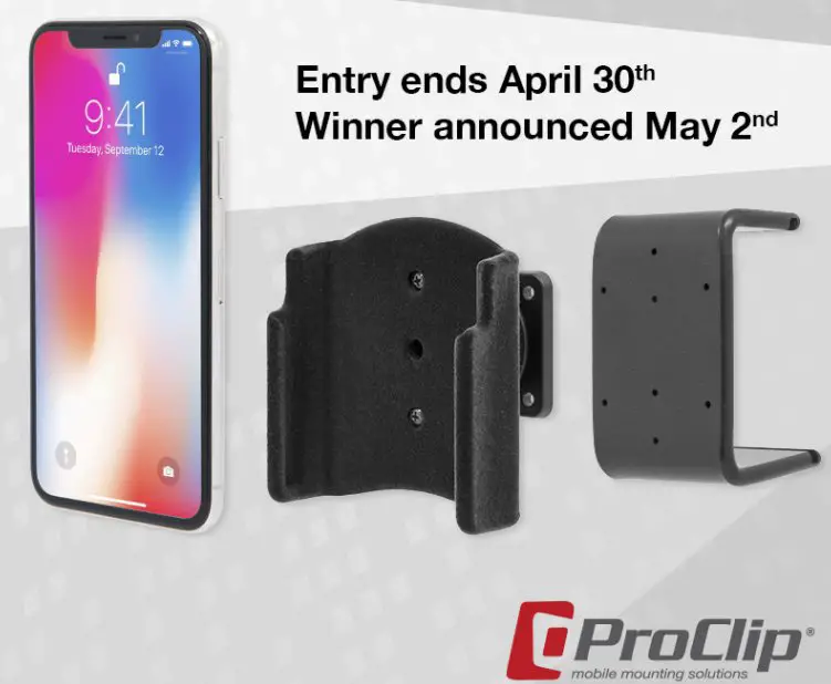 iPhone X and ProClip Mount Giveaway