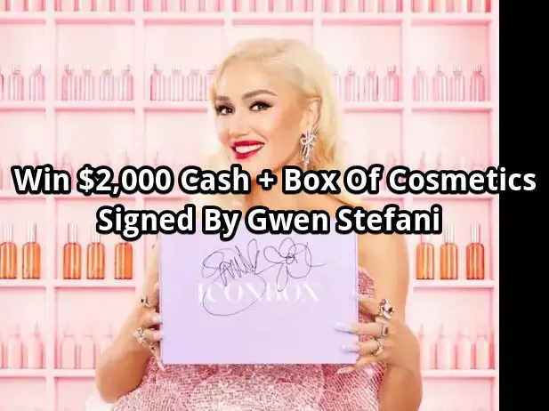 IPSY Icon Box Sweepstakes - Win $2,000 Cash + A Box Of Cosmetics Signed By Gwen Stefani