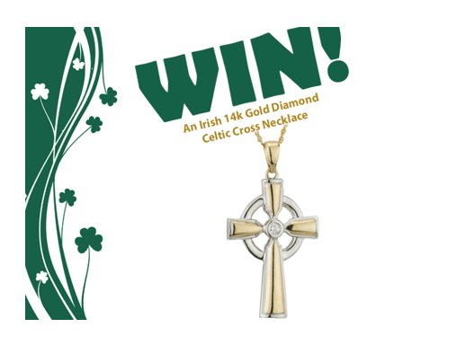 Irish Shop Celtic Cross Pendant Giveaway