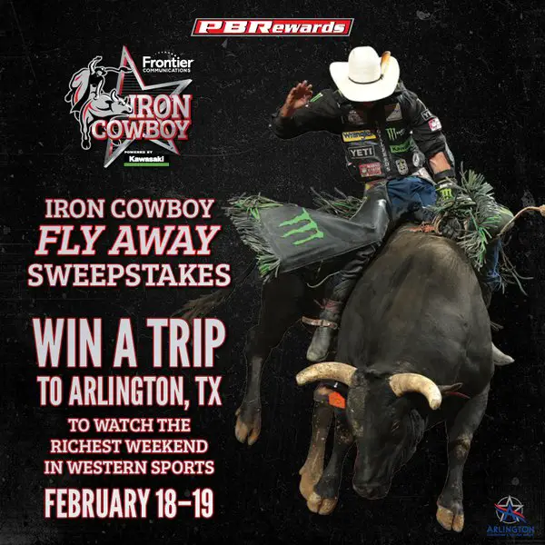 Iron Cowboy Fly Away Sweepstakes