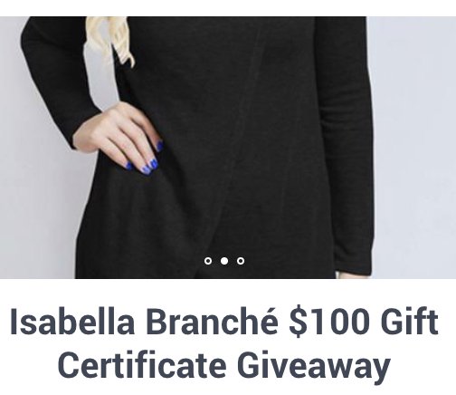 Isabella Brache $100 Gift Certificate