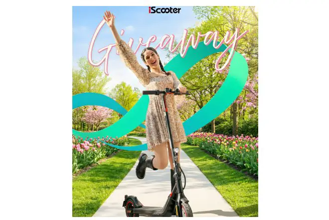 iScooter Spring Giveaway - Win an i9M E-scooter