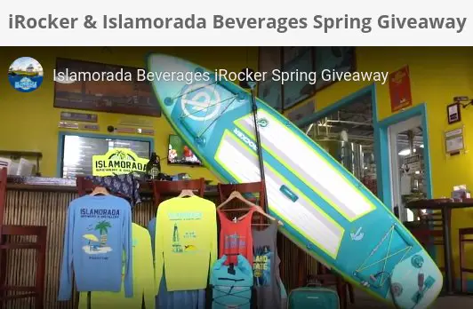 Islamorada Beverages & iRocker Spring Giveaway - Win An Inflatable Paddle Board, Backpack Cooler And More