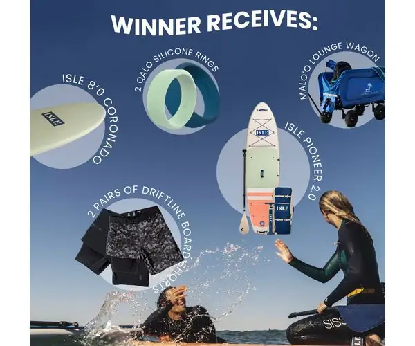 Isle Beach Day Giveaway - Win a Surfboard, a Paddleboard and More
